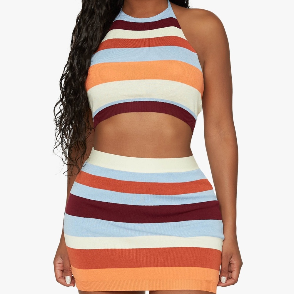 Honeybum Striped Set